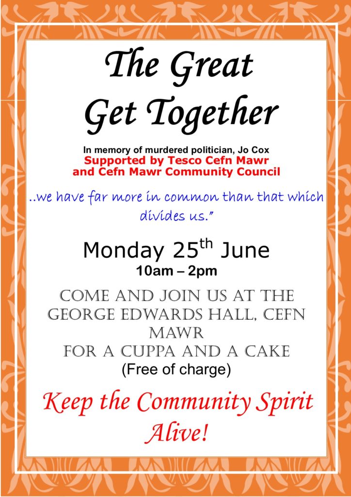 the great get together cefn mawr